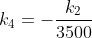 k_4=-\frac{k_2}{3500}